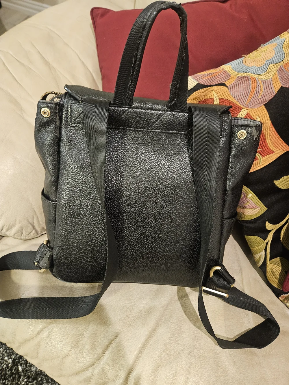 Freshly Picked Vegan Leather Diaper Bag; Small.